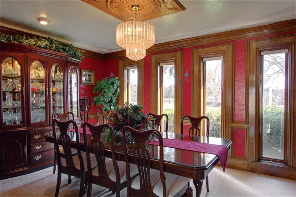 Formal dining room off the kitchen