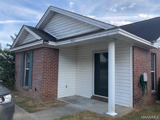 For Rent in Millbrook! Brick Town home with 2 Bedrooms, 2 Bathrooms, Split Floor Plan, Living Room, Eat-In-Kitchen, and Laundry Room. Attached Storage, Privacy Fence Backyard, Covered Porch and Covered Patio. Stove, Dishwasher, and Microwave included. Washer and Dryer Hookups.