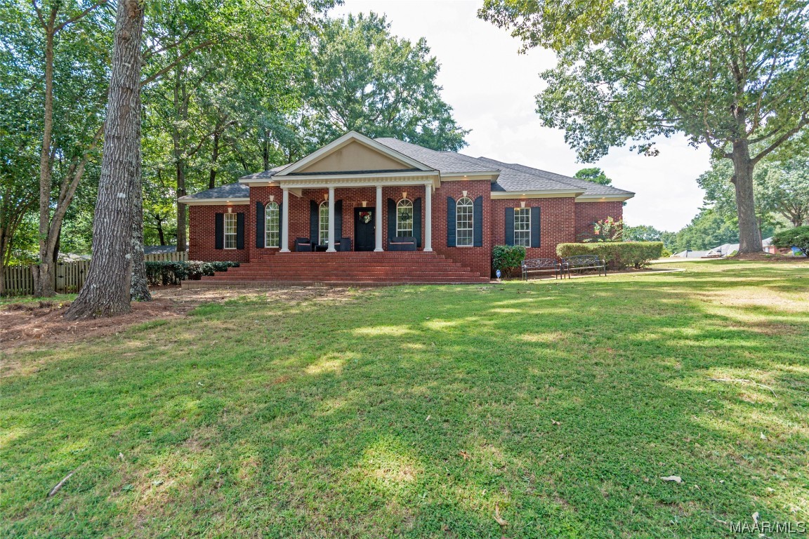 Take advantage of a 1% interest buy down for the first year when you purchase this home with financing provided by our prerferred lenders, ask agent for details.

Custom built home on large corner lot. New roof in 2021. Right out of Joanna  Gains magazine! Large, porch with columns. Open front door to very large foyer and formal dining. High ceilings, welcoming  into the cozy, hardwood-floored foyer.  Two elegant columns lead into the exquisite dining room.   The cozy great-room has built-in bookshelves for all of your books or memoirs. LED light upgrades throughout the home. A wet/ coffee bar is a nice touch for your guest or family. The rooms are all very  large! The master bath has jacuzzi tub with built-in vanity.  Two of the very large guests bedrooms are connected with a Jack and Jill bathroom and have lots of closet space. Large storage building outside can be a she-shed or shop ! Two car Garage with a storage room attached and a parking pad for four more vehicles. Call your favorite Realtor today and come see this great property. It won't last long! Very inviting home for the Holidays! Put this on your list to see!
