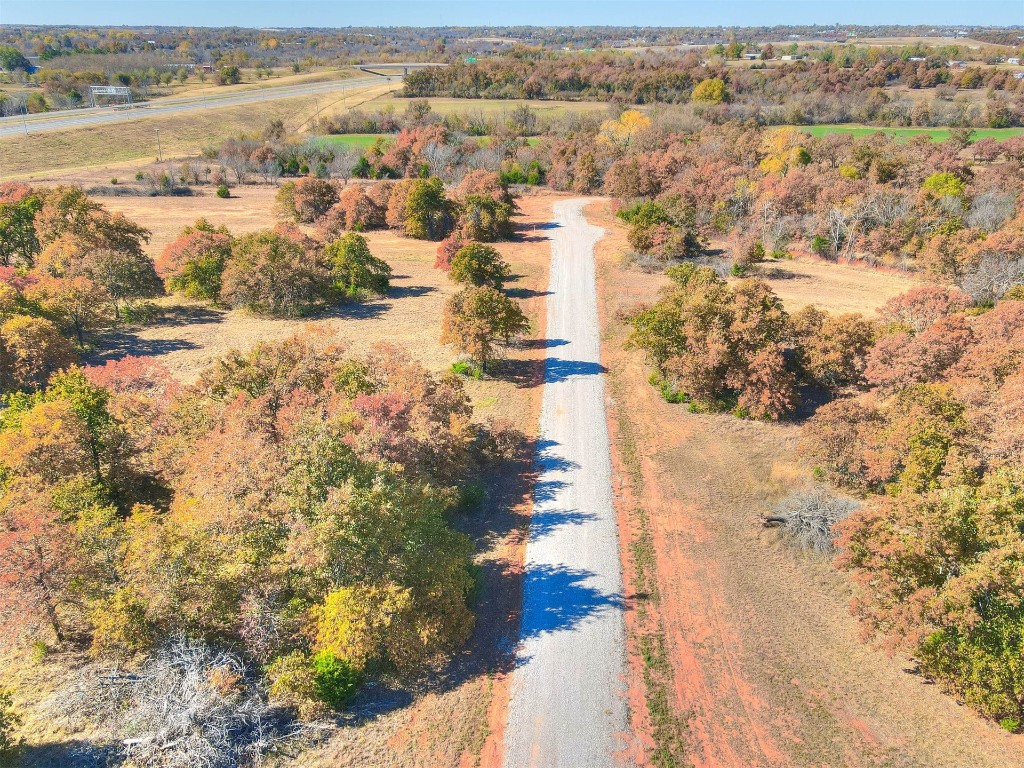 1216 Jerzee Mae Lane, Blanchard, OK 73010 aerial view with a rural view
