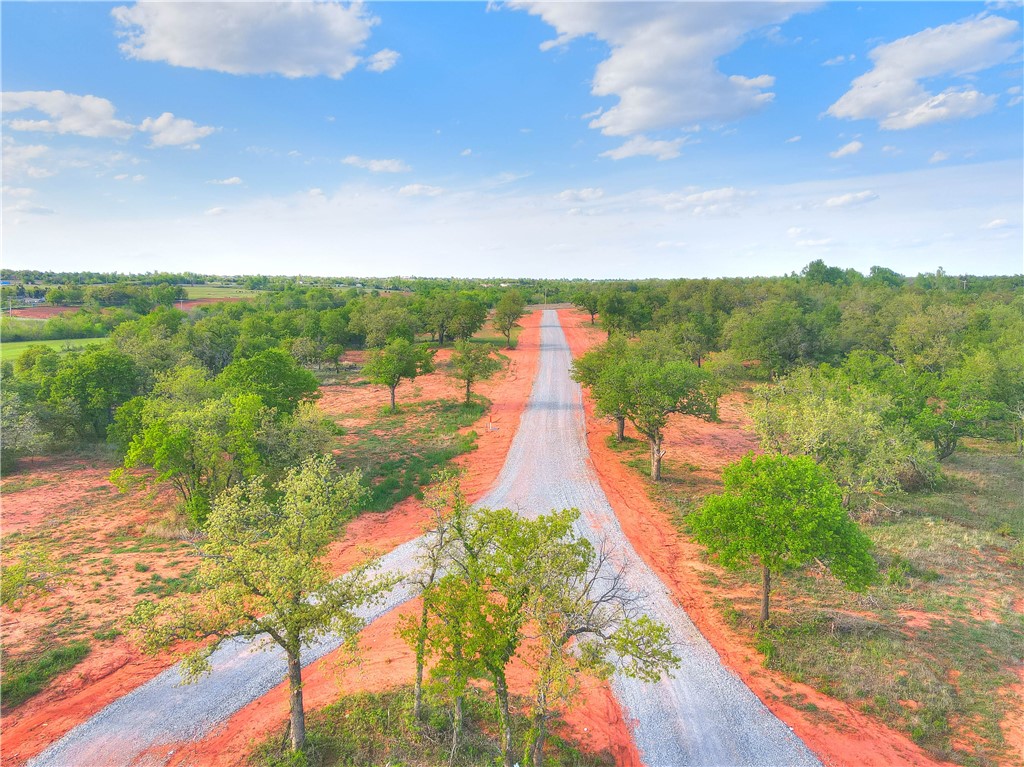 1216 Jerzee Mae Lane, Blanchard, OK 73010 aerial view with a rural view