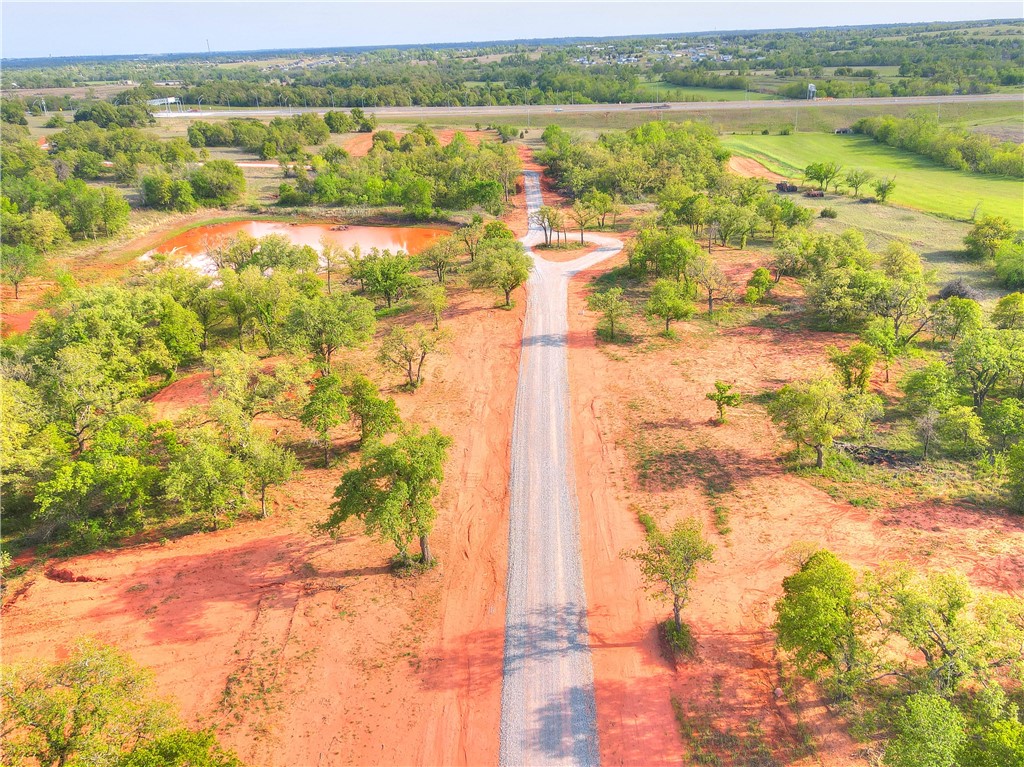 1208 Jerzee Mae Road, Blanchard, OK 73010 view of drone / aerial view
