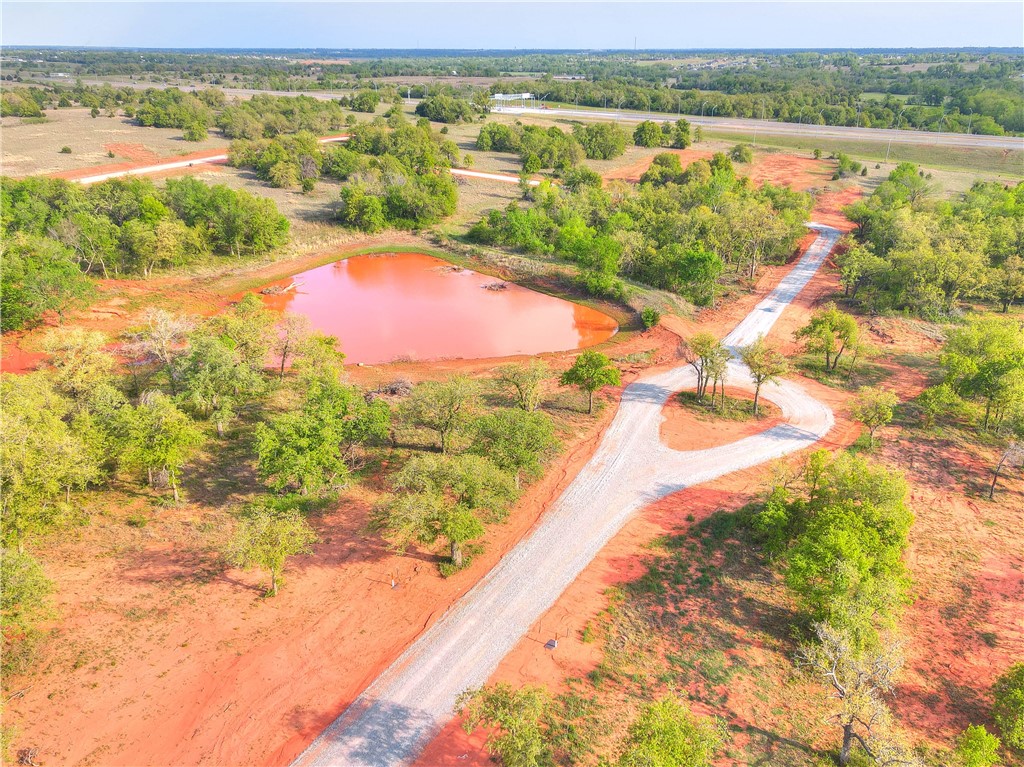 1208 Jerzee Mae Road, Blanchard, OK 73010 view of drone / aerial view