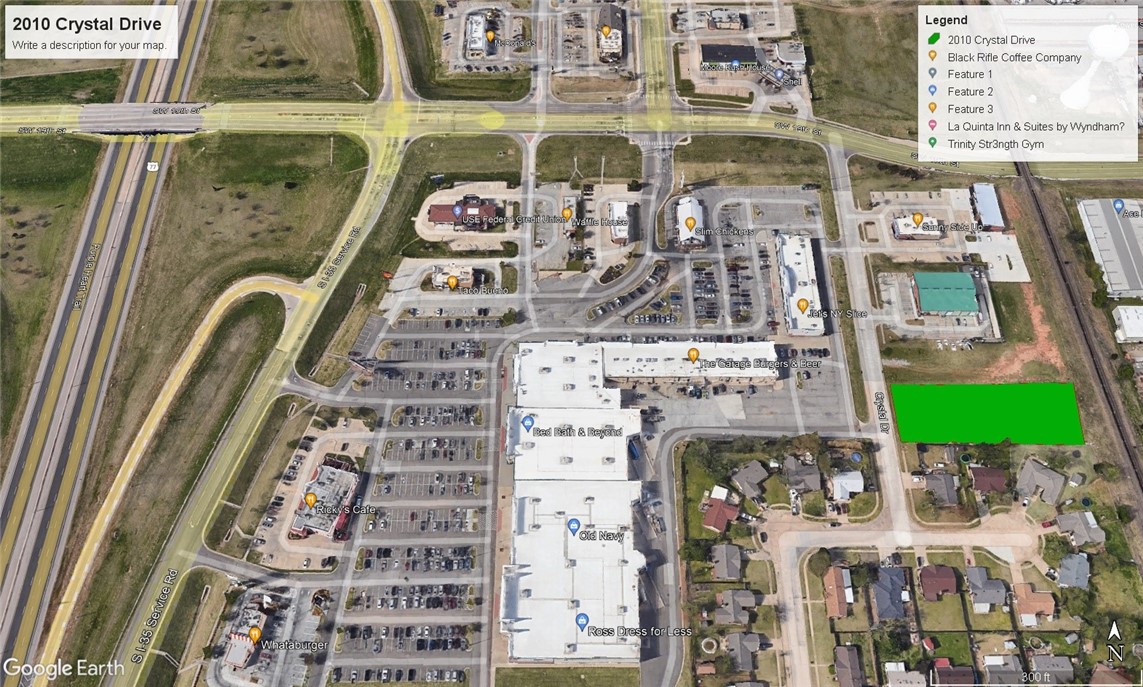 Great Location for light industrial! High traffic area, with easy access off SW 19th, Broadway and I-35. Directly behind The Shops at Moore Shopping Center. Almost an acre of land offering 115 ft of Frontage and 300 ft Deep to build your business! Check it out!!