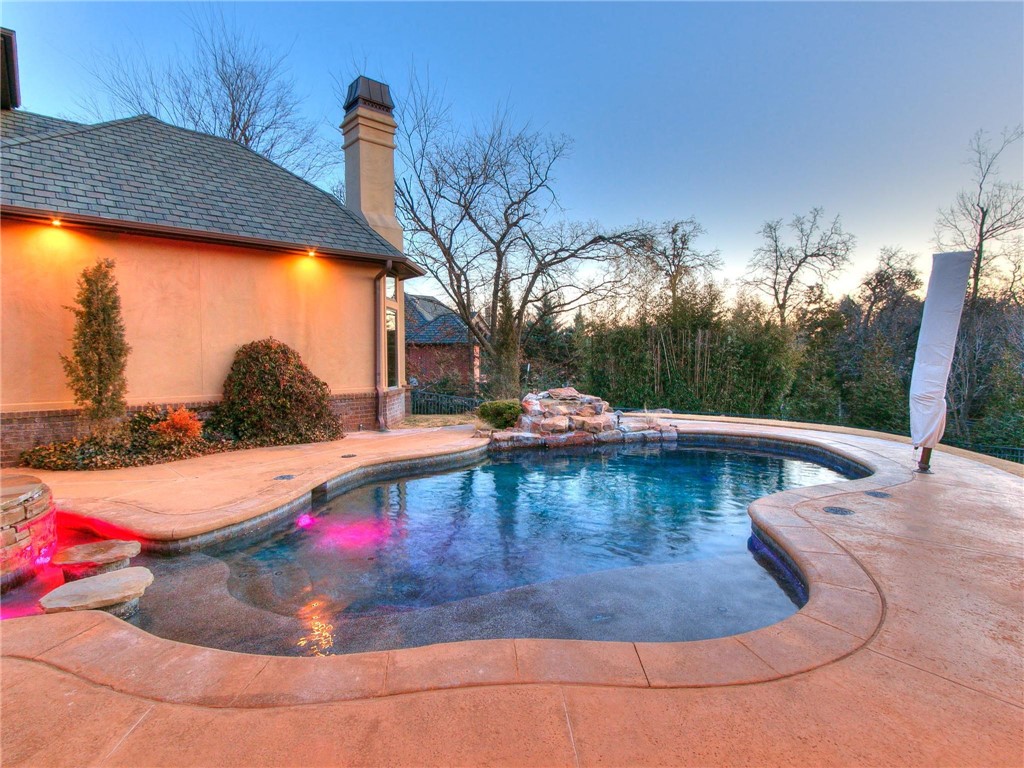 11649 Mill Hollow Court, Oklahoma City, OK 73131 view of swimming pool