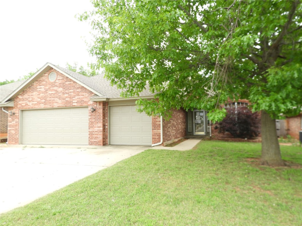 What a buy on this 3-bedroom 2 bath, 3 car garage and office in Moore School District!!  Storm shelter in garage floor!!  Living room has a corner brick fireplace!!  Separate tub and shower in primary bedroom!!  Covered back patio with a gas drop..  This property is eligible under the First Look Initiative which expires after 20 full days on market. No investor offers until first look period expires!!