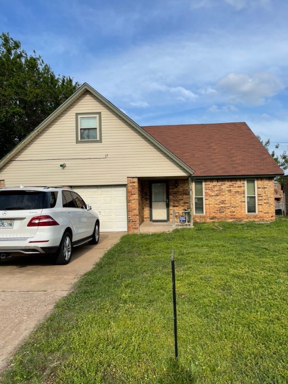 This home could be a nice rental or a great flip. Needs work but great potential. Tile in kitchen has already been taken up and new tile with grout and base boards are all in the garage. Some new lower cabinets in the home but not installed. This is an as-is sale.