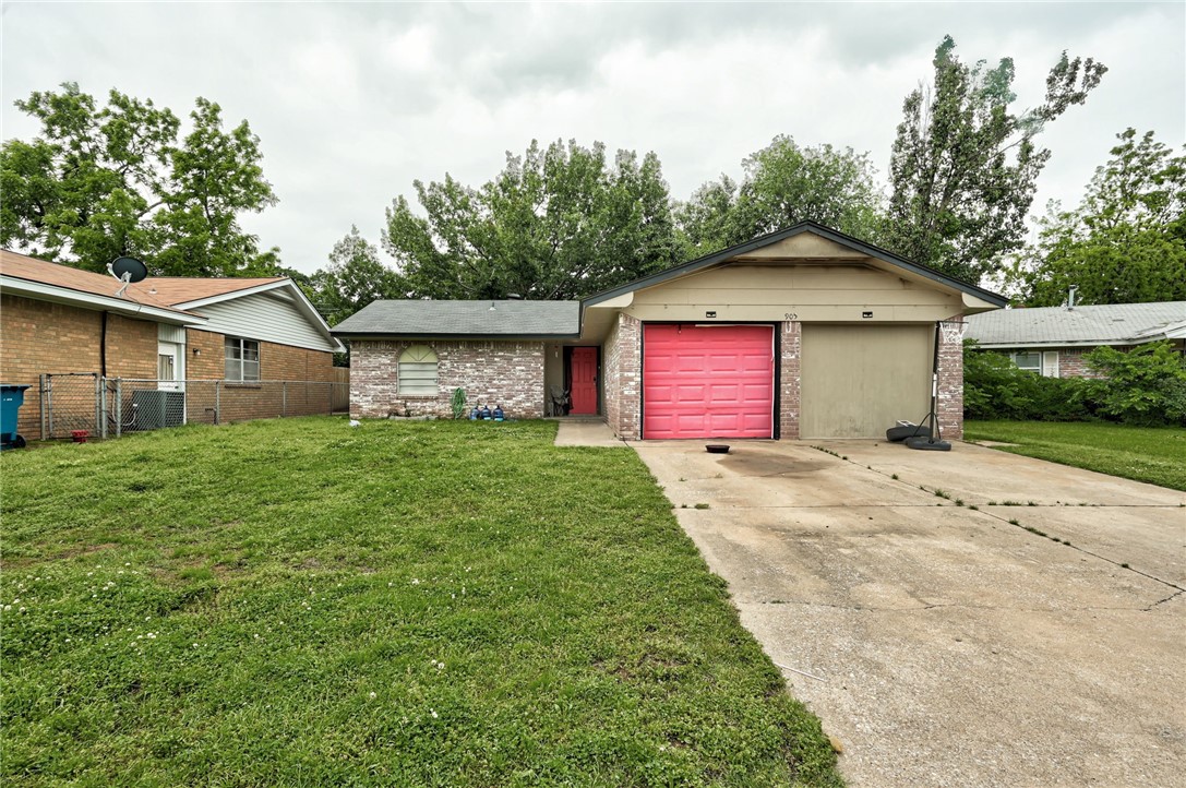 Fire damaged property with massive potential. This property is ideal for investors, builders, rehabbers, wholesalers, and visionaries looking for a lucrative opportunity. Located on a quiet culdesac while conveniently being only 3 miles from i40 and 10 miles from downtown Oklahoma City. Potentially salvageable updates completed between 2014 and 2016 include: repainted all interior, updated flooring throughout, all light fixtures replaced, duct work installed, HVAC replaced, kitchens and bathrooms updated. The roof was replaced in 2019. HVAC motor fan replaced in 2022. The beautiful backyard provides extra storage with a metal storage building and is protected with shade via mature trees and partial privacy fence. Reach out to discuss the potential of your next venture!