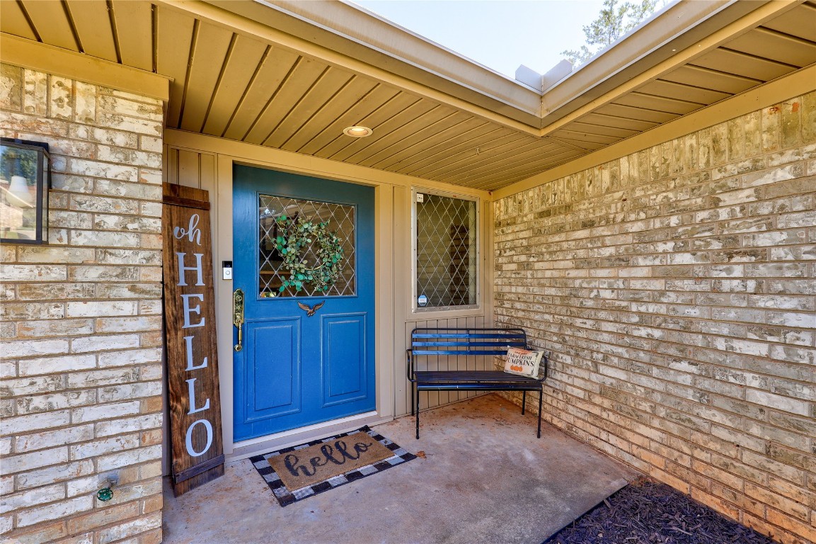 Welcome to 6300 Saintsbury Ct., a beautifully updated home in a prime Oklahoma City location. This residence combines modern living with classic charm in a peaceful cul-de-sac setting. This home offers a unique advantage, as it backs to a picturesque greenbelt area covered in beautiful trees, with walking trails that leads to creeks, parks and ponds. This home has been thoughtfully upgraded with new flooring, freshly painted interior, updated bathrooms, new water heater, new upstairs HVAC system and new fencing. You will love the character of this split level floor plan. The natural light combined with the recently added can lighting that provides a light and bright atmosphere. Check the supplements for a full list of updates. If you're looking for a move-in ready home with ample space at a wonderful value, look no further. Call or text to schedule your showing today!