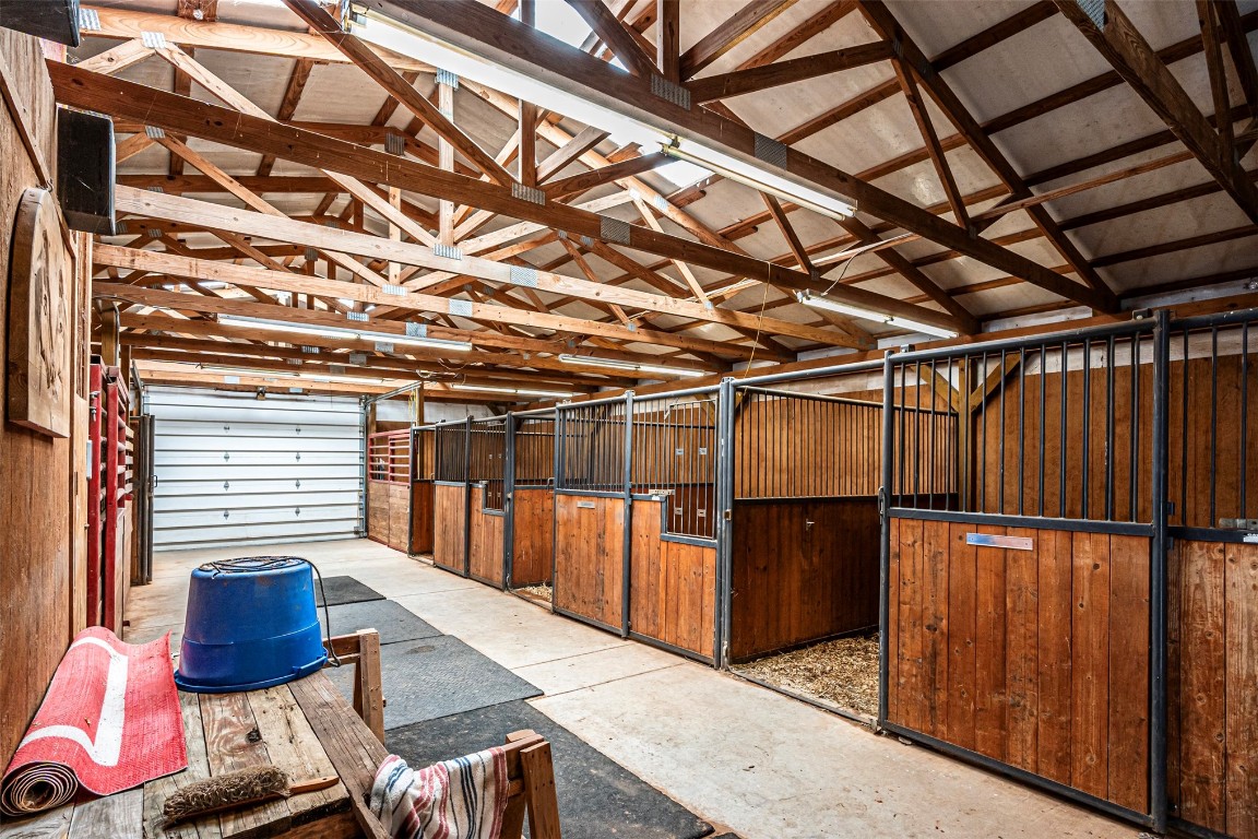 3735 Janet Circle, Mustang, OK 73064 view of horse barn