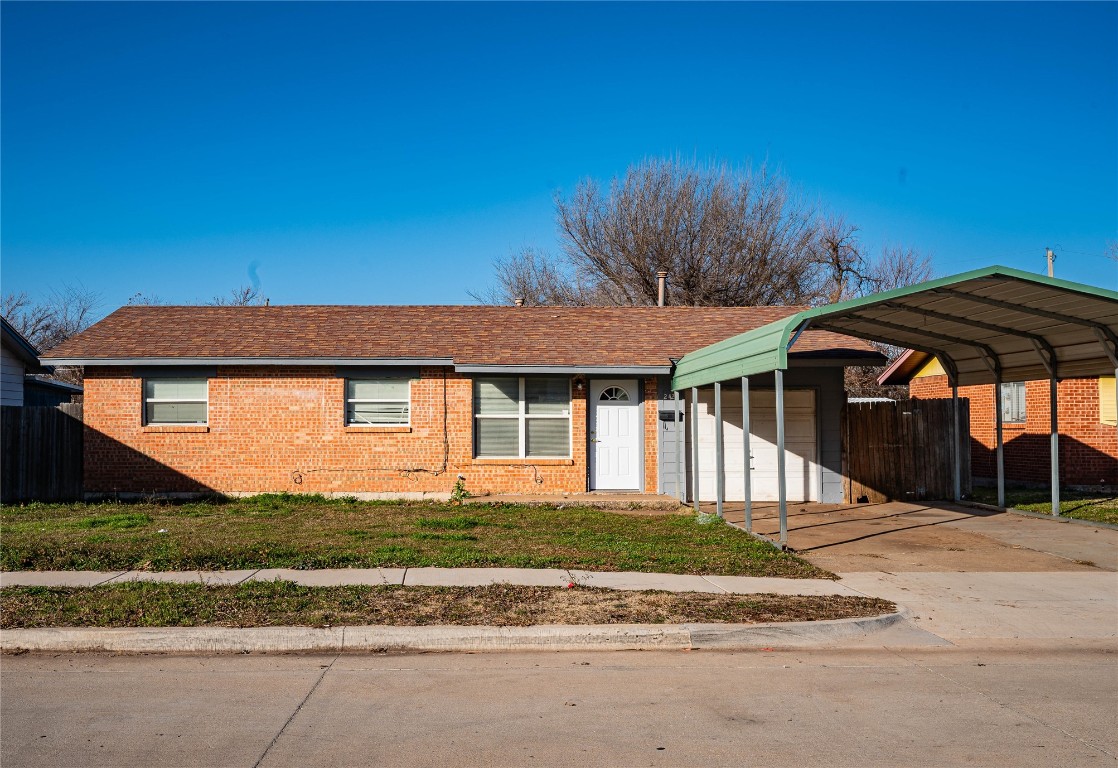 This 3 bedroom home has been remodeled and updated. Has nice big yard and an attached one car garage with a carport. Easy access to I-35 and shopping. Check out the marketing video on YouTube by searching with the address!!