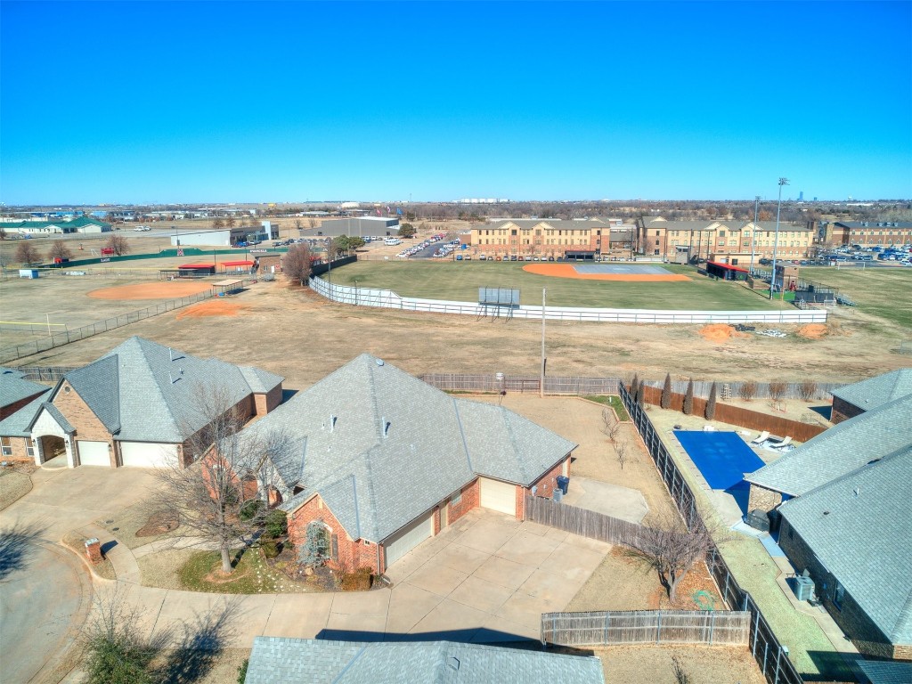 12400 Olivine Terrace, Oklahoma City, OK 73170 view of birds eye view of property