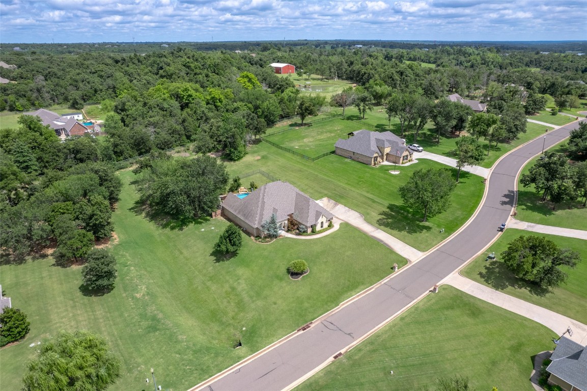 4508 Jacobs Lane, Choctaw, OK 73020 view of aerial view