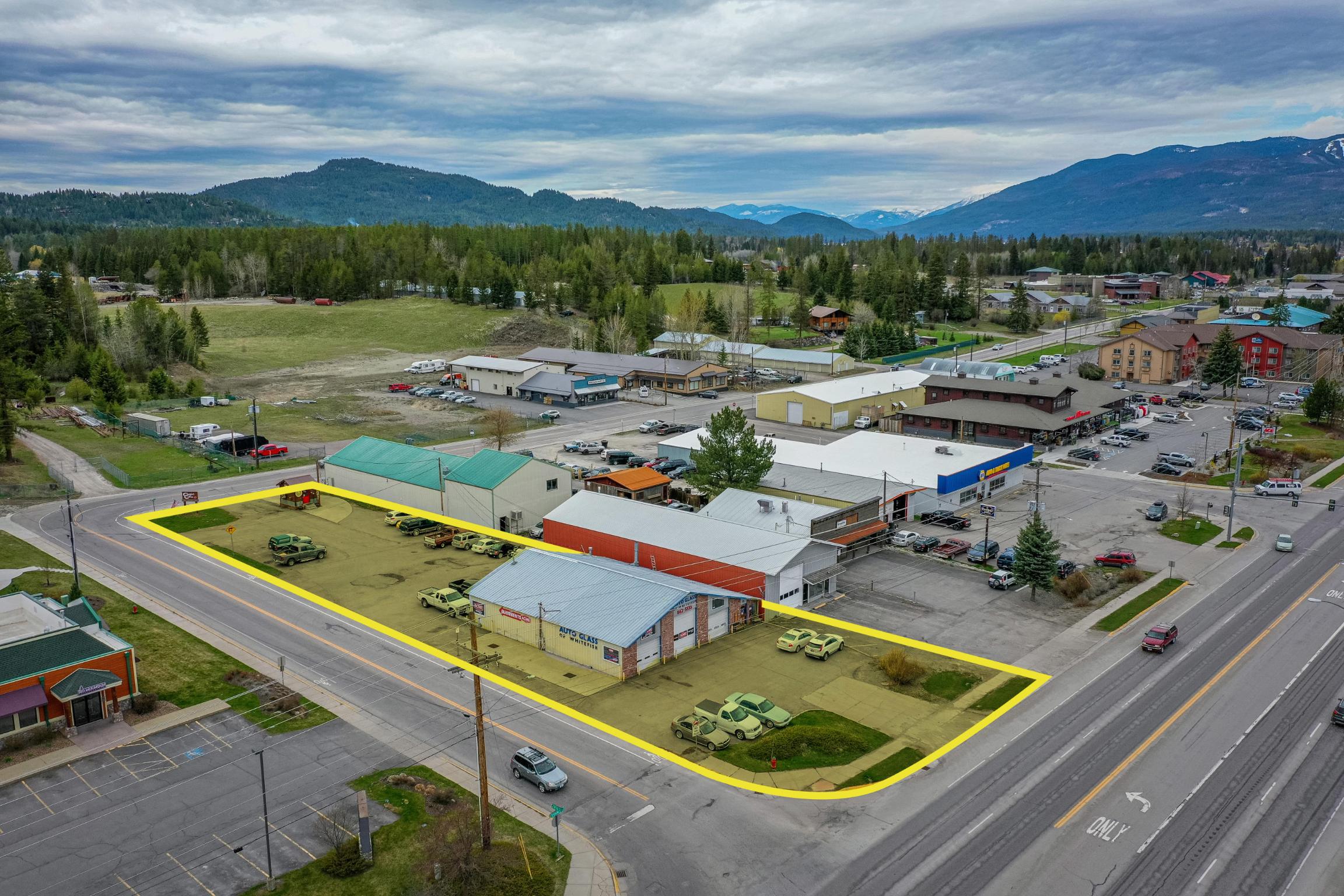 Remarks: Great commercial opportunity in Whitefish. Highly visible parcels with Hwy-93 frontage and Baker Ave frontage. With WB-2 zoning making for a long list of income producing options.These two tracts must be sold together however, the buyer has the option to split. No businesses will be sold with property. Call Tricia Fellows 406-212-4658, or your real estate professional.