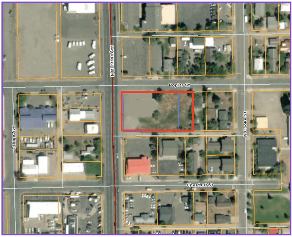 Fantastic commercial location! Almost an acre (35,000 SF) of land with great frontage on N Montana Ave. Zoned B-2 and ready for your business! 24-hr Traffic count 10,000+