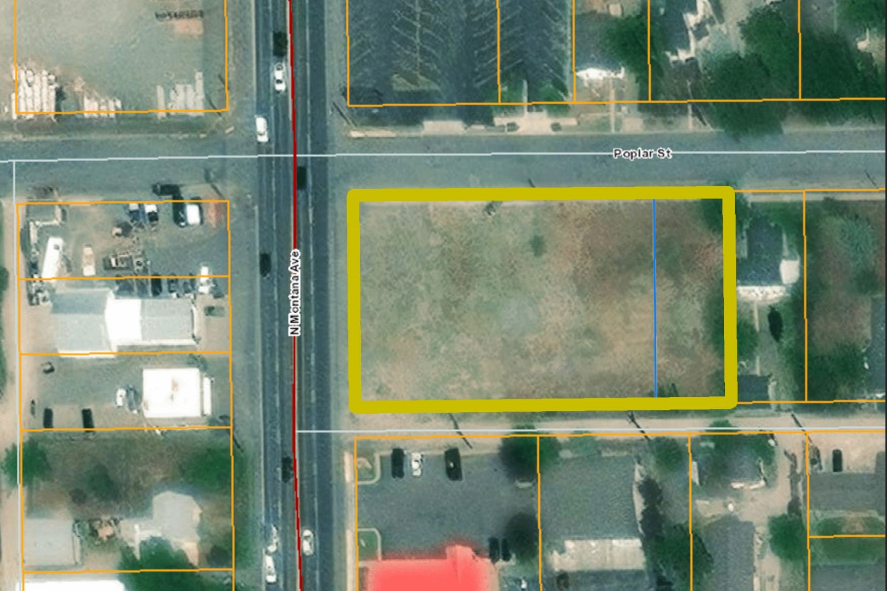 Fantastic location for a commercial development! Almost an acre (35,000 SF) of land with great frontage on N Montana Avenue. This property is zoned B-2 and ready for your business! There is 24-hr traffic with a count of 10,000+ vehicles. Call Breena Buettner at 406-302-8633 or your real estate professional.