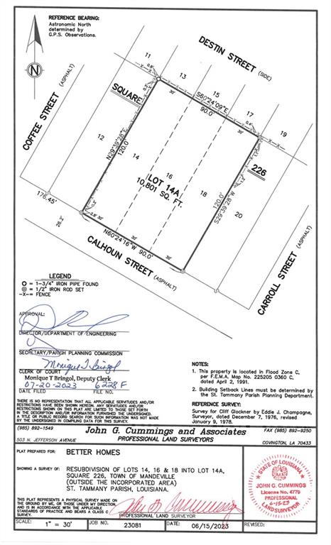 TBD Calhoun Street, Mandeville, Louisiana image 1