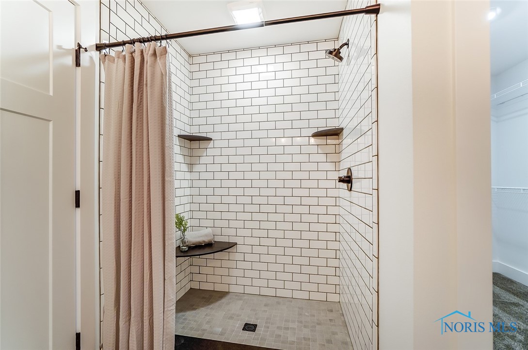 Master Bathroom Subway Tiled Shower