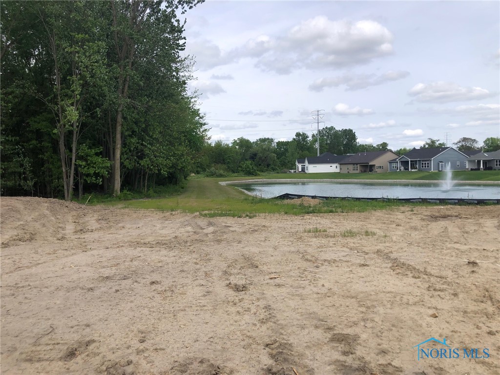 Lot #37 has a water view and a view of the tree line.