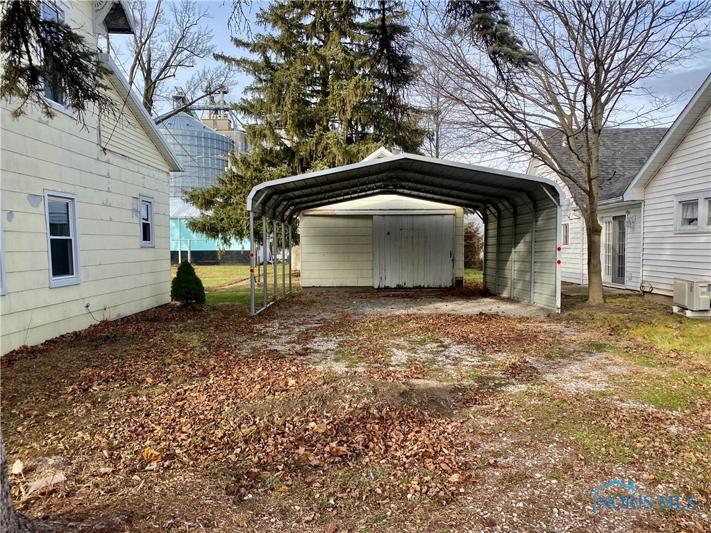 Carport and garage