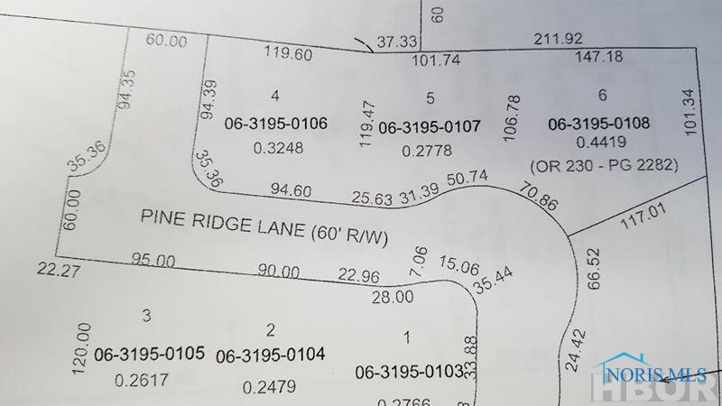 100 Pine Ridge Lane, Upper Sandusky, 43351, ,Land,Closed,Pine Ridge Lane,H134030