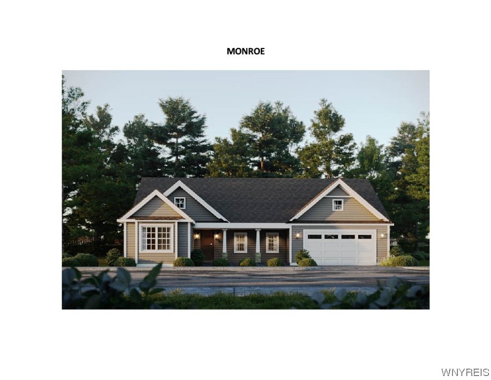 Build your Custom Home with Severyn Development in 2024! We have two lots available on Conner
Road, each 2.5+ acres. Located in the Clarence school district and only 5 minutes to Transit Road. Build
one of our models or we can custom design your new home. All of our homes are Energy Star rated. The model shown is our “Monroe” with open concept kitchen, dining and living space. Split bedroom
arrangement with a main bedroom with ensuite bath and walk in closet and two additional bedrooms
and full bath on the opposite side of the home. We have a number of homes under construction and a
model to view also. Building custom homes all over Western New York.  Taxes are estimated
and will be determined based on home that is built