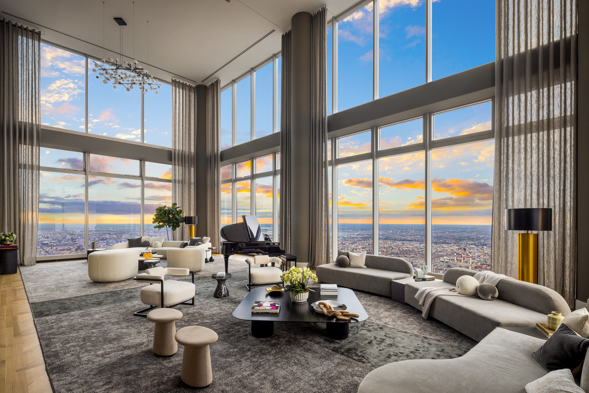 217 57th Street, New York, New York 10019, 7 Bedrooms Bedrooms, 23 Rooms Rooms,11 BathroomsBathrooms,Residential,For Sale,Central Park Tower,57th,PRCH-3947296