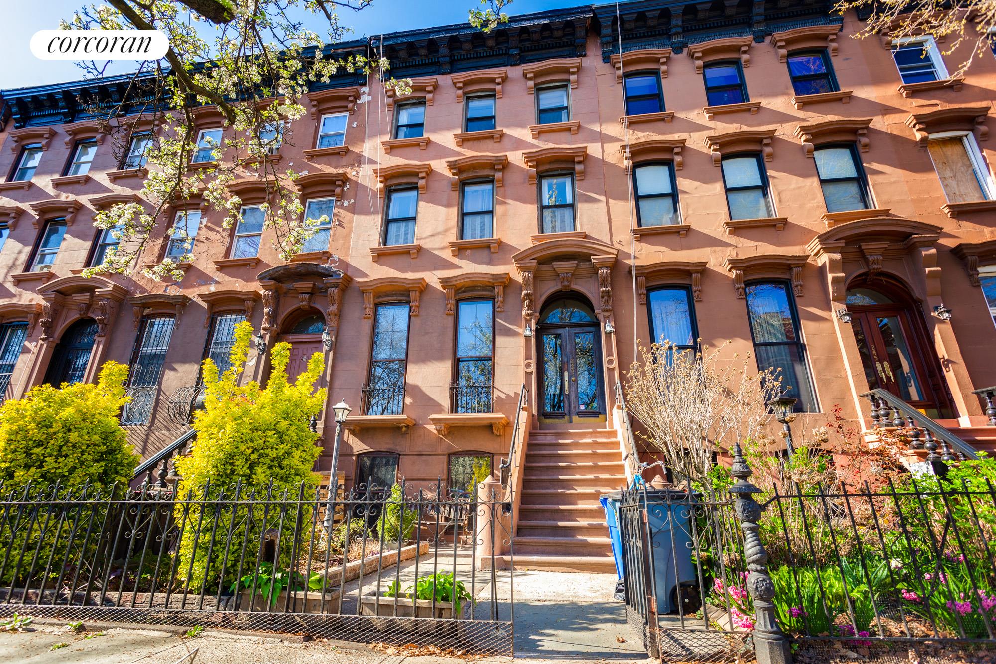 Welcome to 243 MacDonough Street, built in 1899! This Gorgeous 3 family brownstone awaits you! Miraculous opportunity to let your creativeness loose in this charming 4 story dream house consisting of 3,248 square feet of space to do with as you desire!   The home is as elegant inside as the tree-lined block it is situated on, which boasts majestic brownstones with original facades that have stood the test of time. This house boasts original well-kept details including wainscoting, 4 decorative fireplaces,   original shutters, ornate walls and center moldings, and a cellar for additional storage! Come start a new beginning in this house you will soon call home! The property is being sold AS-IS. Come to beautiful Stuyvesant Heights/Bedford Stuyvesant and experience   the best of old-world charm in this vibrant neighborhood, home to wonderful restaurants and staples of the neighborhood like Peaches, Chez Oskar, Bed-Vyne, Saraghina, Mama Fox, Eugene & Company just to name a few. Located a few blocks of transportation (A,   C, LIRR) and across the street from Decatur Park, and tennis court! Contact me for more information.