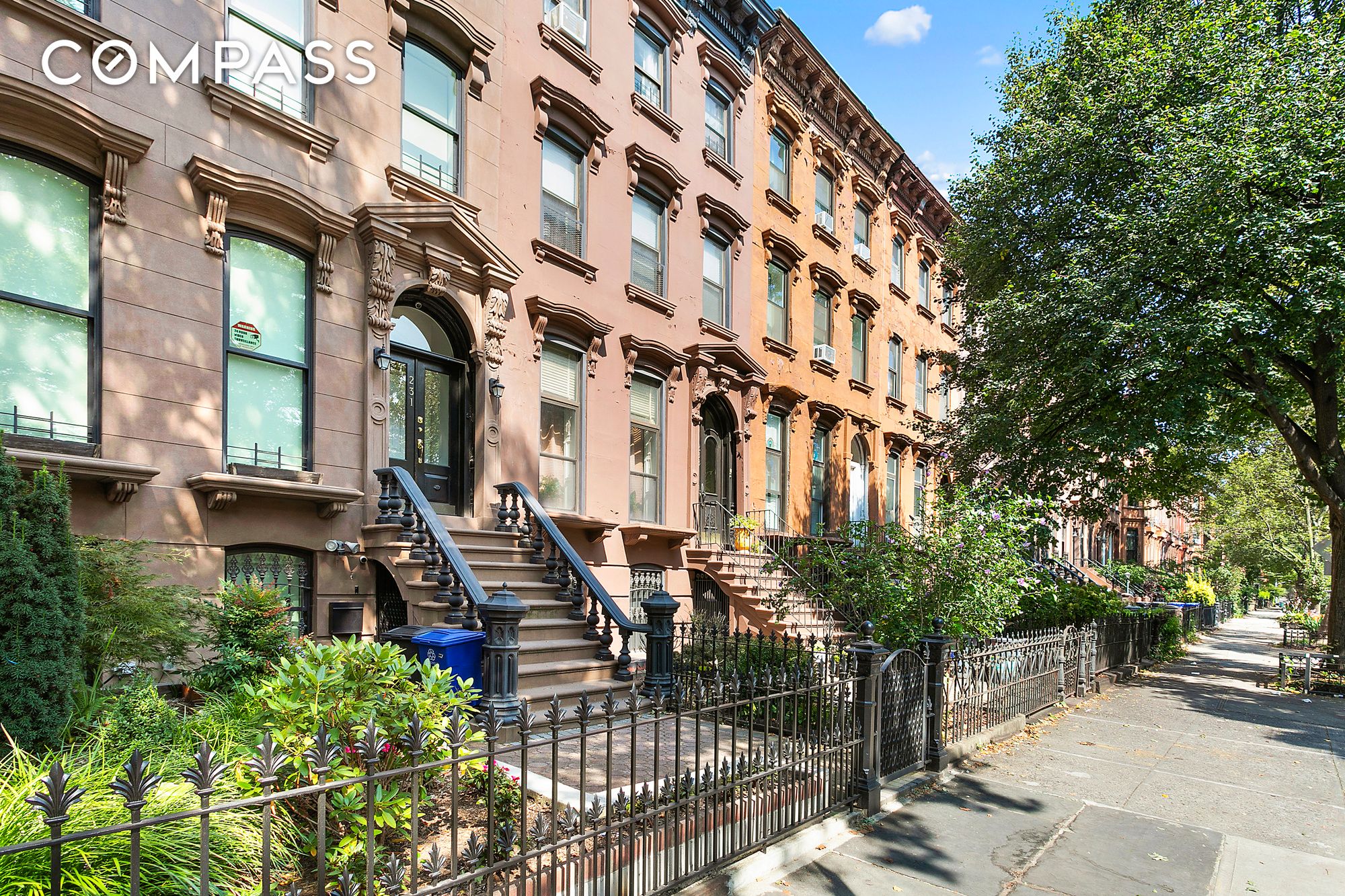 Nestled in the Landmark Stuyvesant Heights Historic District, 223 MacDonough Street is a grand townhouse (20 x 40 ft on a 100 ft lot) that was built in 1872 and comes with a rare 3-story extension (12 x 16 ft) that was added in 1918 creating over 4,100 sf of living space.
This property has no certificate of occupancy but is currently used as a 3-family with an upper duplex and 2 separate apartments on the parlor floor and garden floor.
This residence retains some original details such as original plaster work, pocket doors, crown moldings and five decorative fireplaces. 
The garden level apartment comes with 2 bedrooms and 1 bathroom and has direct access to the quiet, lush, and designed garden paved with bluestone. The parlor floor comes with 1 bedroom and 1 bathroom. This is an open space with high ceilings (11 feet), crown moldings, a decorative marble fireplace, oversized South facing windows and a large bedroom in the extension.
The upper duplex is bright and spacious and comes with 4 bedrooms and 2 bathrooms. 
The kitchen is open on the dining and living room with an office space in the alcove and an art studio in the extension. There are 3 bedrooms on the top floor with an additional full bathroom.
All 3 kitchens and 4 bathrooms in this property were renovated in 2018
This grand house could be easily converted into an owners' upper triplex over a garden rental apartment or into 2 separate duplexes.
While the property has been well maintained over the years, it needs a new roof, new windows and electrical upgrades.
This unique brownstone is located on a prime landmark block close to the A and C trains at Utica. The most reputable hot spots in Bed Stuy are just around the corner such as Saraghina, Lunatico, Peaches and L'Antagoniste among others.
223 MacDonough Street is part of a long row of fourteen houses built in the classic Italianate style. 
For over 50 years this building, along with 221 MacDonough Street, were the home of the Bedford Institute. 
This property is sold as is and is shown by appointment only.
A bank pre-approval letter or a proof of funds is required to schedule any showing.
The property is fully tenanted with an annual rent roll of $128,400
Email me if you have any further questions.