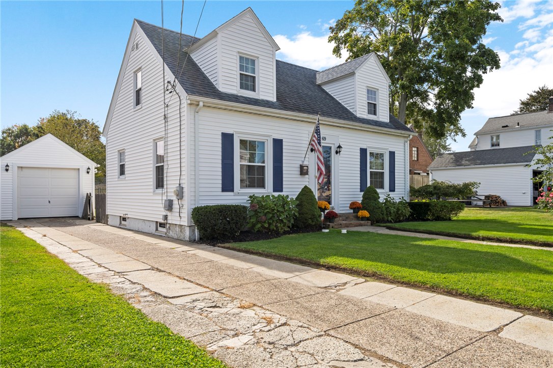 This fully renovated and well-kept Cape Cod is also set in a beautiful established Darlington neighborhood near all conveniences, the T-station and easy highway access! This incredible home was completely renovated in 2012 with many cosmetic and mechanical updates to list!  New single layer roof, kitchen, windows, vinyl siding, flooring, lighting, and heating system all in 2012! Enjoy your fully fenced private yard with one car garage and off-street parking. The first floor features a spacious front to back family room with beautiful hardwood floors and a brick fireplace, dining room, half bath, office/third bedroom and renovated kitchen. Second floor has two large bedrooms and a renovated full bath with tub and shower! Al rooms are spacious and bright with beautiful natural light throughout! Hardwoods throughout the first and second floors. Recently finished lower level with laundry and office/playroom. Security system and all stainless kitchen appliances and washer/dryer included in sale! Highly efficient and desirable natural gas heat and low maintenance vinyl exterior. Freshly painted interior! Half bathroom on the first floor updated February 2020! This really is a beautiful home and all it needs is you! Highest and best due by Saturday 10/17/20 at 10:00am.