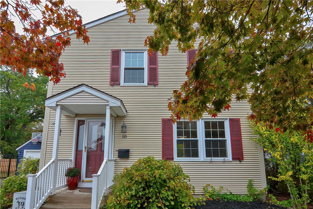 You won't want to miss this 3-bedroom Colonial located in the highly sought-after neighborhood of Narragansett Terrace in Riverside! This home offers 1.5 baths, a gas fireplace along with crown molding, hardwood floors, & freshly painted walls throughout! The kitchen features stainless steel appliances, granite counter tops and a beautiful backsplash! There’s a slider off the dining room that leads to a large deck with a fabulous water view; great for grilling out & entertaining!  The basement is also finished and offers a wonderful bonus space to hang out, exercise, have a playroom, or perhaps an office! The yard is nicely landscaped and features irrigation, both front & back. Enjoy living by the sea, walk to the beach, Crescent Park featuring the Looff Carousel (a National Historical Landmark, operating since 1895), or the clam shack for a delicious lunch/dinner picnic!