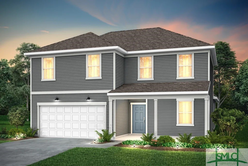 Our newest floor plan! This 5 bedroom has the owner's suite downstairs along with another large bedroom, open concept living space, 3 bedrooms upstairs with a large loft, 3 full baths. The home features quartz countertops with gray cabinets