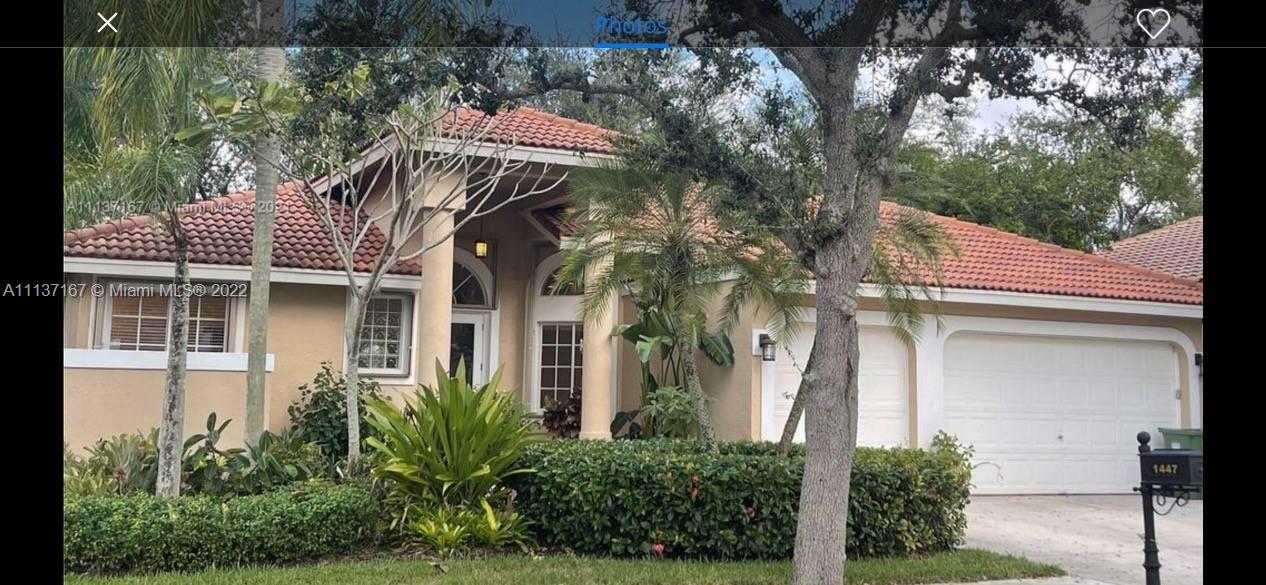 Photo 2 of 1447 Lantana Ct in Weston - MLS A11137167