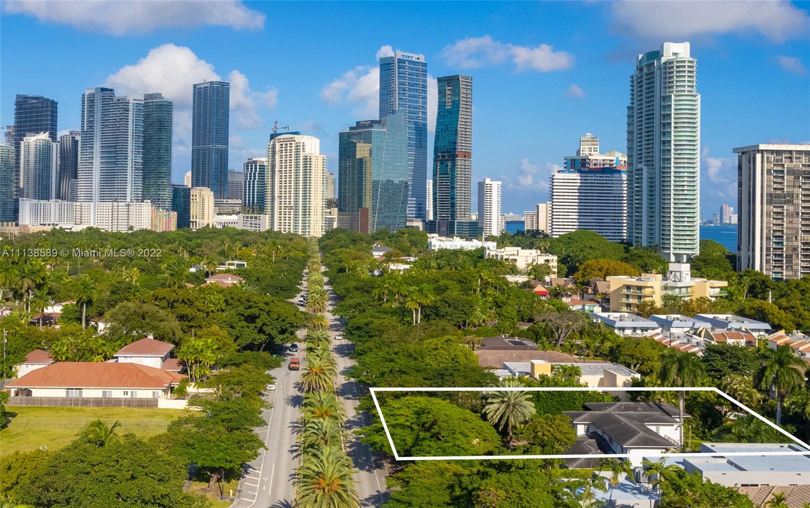 Rare find on historic South Miami Ave - Miami’s prime residential address prized for its central location walkable to urban Brickell, Alice Wainwright Park, Vizcaya Museum, and a quick drive to Coconut Grove, Coral Gables, and Key Biscayne. Sprawled on a DOUBLE lot of 17,000-SF, this 5,030-SF home has 8 bedrooms 6.5 baths, living room, family room, formal dining, office, eat-in kitchen, & 3 bedrooms downstairs. Upstairs, split floor plan with master suite with a private terrace and 5 kids/guest beds surrounding a family room. Wood floors, impact glass, many walk-in closets. Easterly breezes can be enjoyed outside the backyard featuring a covered patio for outdoor dining, pool, barbecue, & an expansive green area. Opportunity for developers to build 2 homes or 1 large, over 11,000-SF home.
