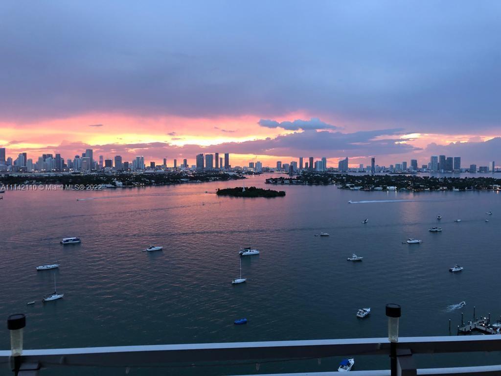 Breathtaking views of Biscayne Bay and Miami Downtown skyline from this beautiful high floor corner unit.
Best line in the building, fully renovated unit with marble floors throughout, custom kitchen with granite countertops, amazing bay views from every room. 
The Waverly offers Bay front pools, 24-hour front desk, security and valet services, bay front fitness center, cardio room and Yoga Room. Onsite convenience store, Luxury party room, billiards, business center, outdoor kitchens, sunset garden and deck overlooking the bay. New 4th floor outdoor deck with garden level tennis court & putting green. Newly renovated lobby and common areas.
Located in the heart of SOBE, at walking distance to Lincoln Road, restaurants, nightlife, beaches & groceries (Trader Joe's, Whole Foods, etc.).