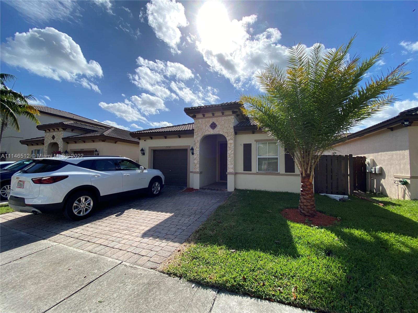 California style single family home for rent at Atlantis at Oasis with lake view. The features include a bright open split bedroom with living, dinning and family room area. Across from park with playground for kids. The amenities include pool, gym, social room and more.