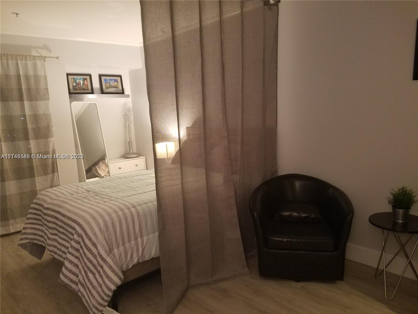 Fully furnished & remodeled studio inside Sunset Place. Unit features a new bathroom, light flooring, kitchen with stainless steel appliances. It has a sitting area, TV,Fully furnished & remodeled studio inside Sunset Place. Unit features a new bathroom, light flooring, kitchen with stainless steel appliances. It has a sitting area, TV, dinette set and bedroom set - just like an extended stay hotel. This is one of only 40 units in the Mall.