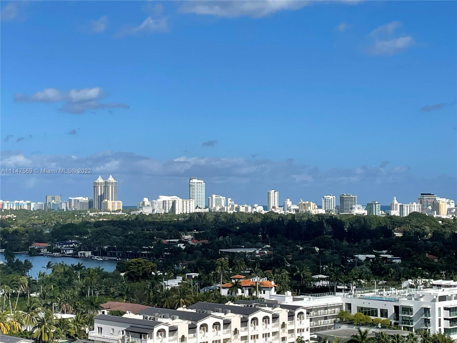 Highest Floor 2/2 on Market!  Panoramic South Beach, golf course + ocean views, framed by floor to ceilings sliding glass walls in every room.  Relax or work from home on an extended 30 foot terrace, with access from every room and complete privacy.  Split bedroom floorplan was modified to double living room space. Two fresh new bathrooms (2020) in today's styles. White kitchen w/ granite + S/S. Newer AC + hot water tank, tile floors, in-unit laundry + hurricane shutters.  The 03 Line at Sunset Harbour has one of the largest terraces and widest views.  Out back, Sunset Harbour Yacht Club would be your new back yard.  Situated in the most active neighborhood in South Beach, surrounded by restaurants, upscale grocers, water sports and fitness boutiques. Away from the crowds + tourists!