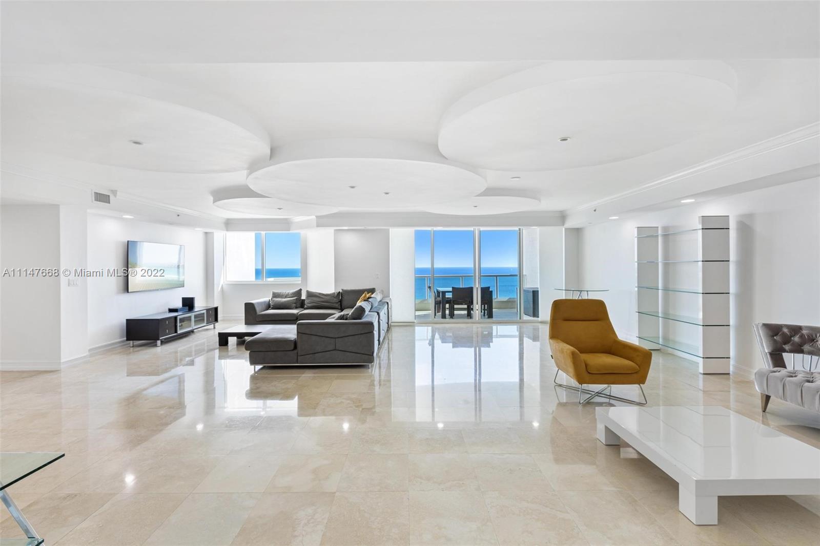 Amazing Unique Double Unit in one of the most desirable building in Aventura. Unit 2606 and 2607 combined for a  large 5,953 SF (6 Beds + 5.5 Baths), incredible unobstructed ocean and skyline views from the 26th Floor. Extra large master suite with balcony with 2 large closets and 2 large baths. Dinning Room for 14 people. A lot of storage spaces, maids quarter, laundry room. Hamptons South is a 5 Star Complex in the Heart of Aventura with great amenities including Tennis Courts, Gym and Restaurant, close to Aventura Mall, House of Worship and great Private and Charter Schools. MUST SEE !!!!