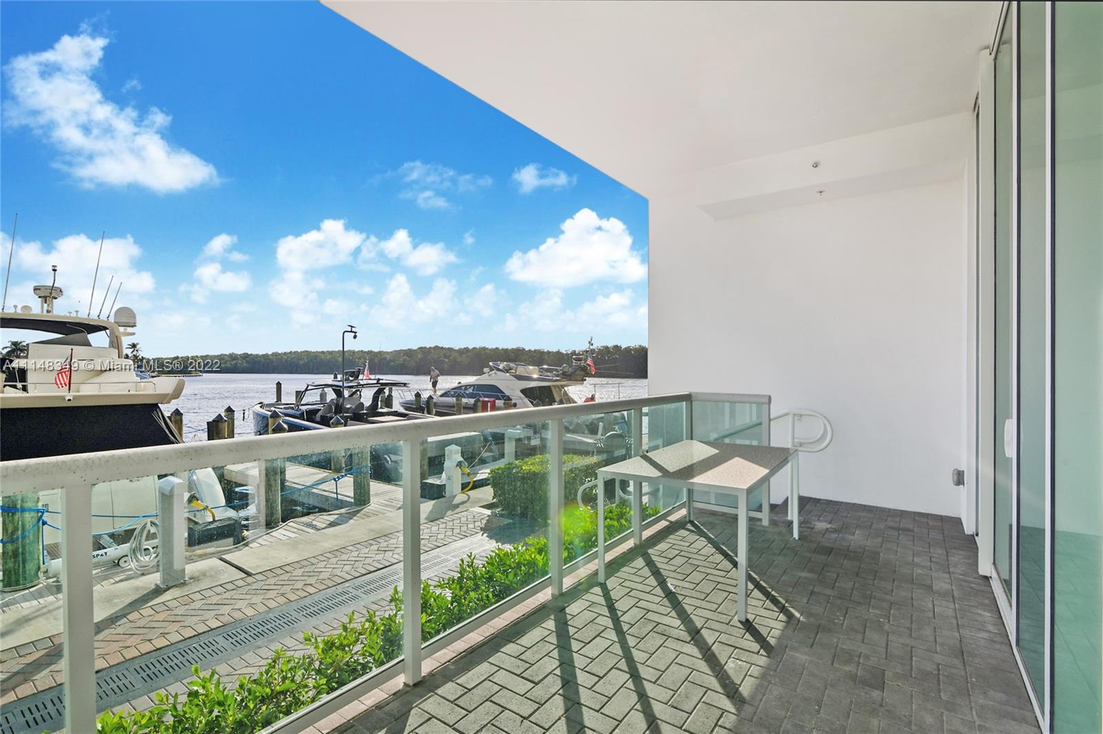 Amazing ground level condo with 2 bed + den and 3 full bath. Unit is fully furnished. Breathtaking direct bay and marina views. Building offers all amenities such as fitness center and spa, Olympic sized pool, heated pool and tennis courts. Valet available 24hrs.