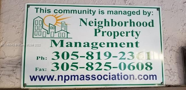 Property Management Office Info