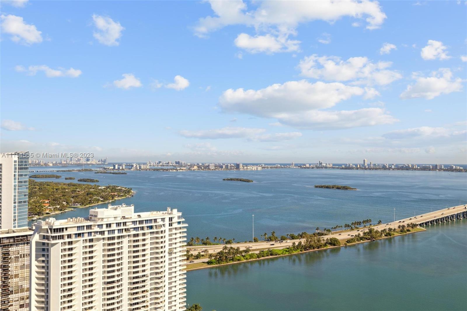 Beautiful 2/2 unit in Paraiso Bayviews. The fourth tower of the Paraiso mega project in Edgewater, offering spectacular 180 degrees of bay and city views in this 36th floor unit, with a deep and and spacious wrap around balcony, 9' high floor to ceiling windows, open kitchen concept, high end Bosch stainless steel appliances, with 2 floors of first class amenities including a rooftop infinity pool, jacuzzi, fitness center, theater, BBQ area and more. Tenant occupied until March 14th 2022. For showings 24 hrs. notice. Units can be rented for a minimum of 30 days, for up to 12 times per year.