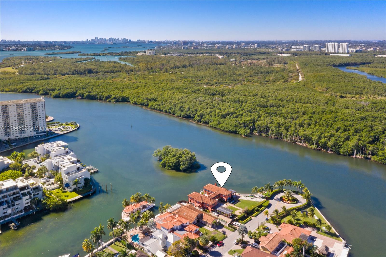 SE Florida TROPHY waterfront estate; Magnificent 1.6-acre parcel with approx. 350 ft of pristine water frontage facing Oleta State Park & the Intracoastal with it's own Boathouse! Three folios totaling 70,662 SF including a Private Island, TWO Kitchens & Beach access!

Mediterranean Estate- THE premier location on SW Atlantic Isle. Impossible to replicate, custom-built Historic home is reminiscent of a European Villa & impeccably restored.  Second floor "breezeway" connecting the East & West Wings w/spacious grounds offering plenty of entertainment space & parking for up to 10 cars.
Once in a lifetime opportunity in the heart of Sunny Isles Beach. 24 hours showings notice.  As per owner, house totals 6,089 SF

Owner will consider trade for South Florida real estate.
