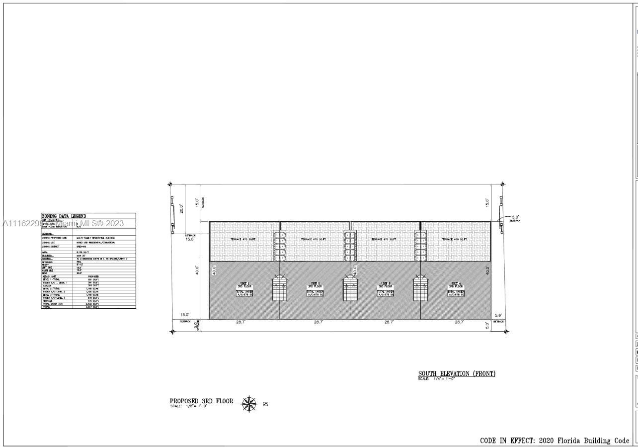 3rd floor with Terraces