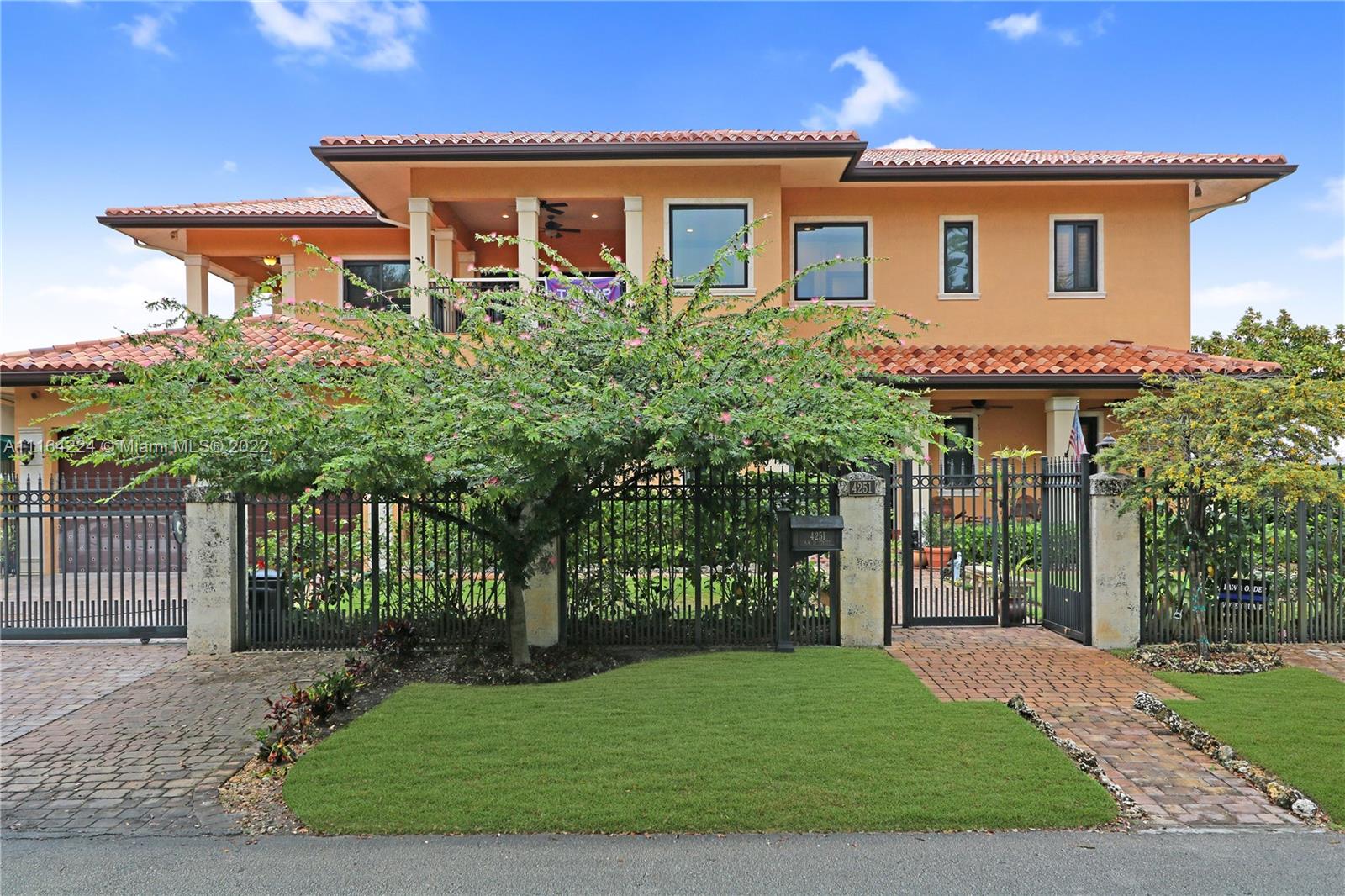 Our Lady’s Bunker is in proximity to the charming businesses and top restaurants of Coral Gables at a fraction of the property taxes. This custom built 2017 Spanish styled home was built above Miami Dade County specifications for an everlasting home that in an emergency would remain fully operational off the grid. The home is constructed of metal and concrete without the use of any wood for the structure of the home. The home features 4 bedrooms and 4 full baths, plus a small sleeping room underneath the staircase and a Chapel. The kitchen is very large and tastefully designed w/granite counter and backsplash including an island prep station with an additional sink. A truly custom home that can only be appreciated by the understanding of the everlasting construction details behind it.
