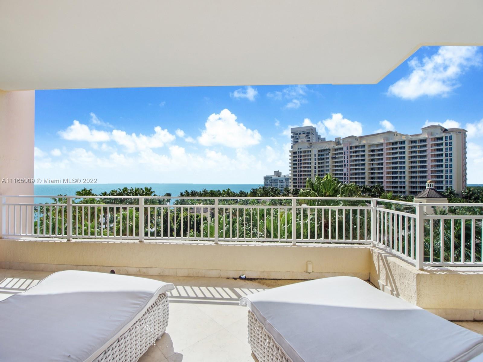 Desirable large 3 bed 4.5 bath unit + staff quarters. In highly sought after Ocean Tower 2 building. Has beautiful tropical views of the ocean from all balconies. Enjoy the lifestyle that Ocean Club Condominium has to offer: private club with tennis courts, restaurant, gym, spa, kids club, beach access, pools and more. Ocean Club Condominium is located on the beautiful Key Biscayne Island,15 minutes from Brickell area, Coral Gables, and Coconut Grove, 25 minutes from Miami International Airport and Miami Beach. Tenant Occupied til June.