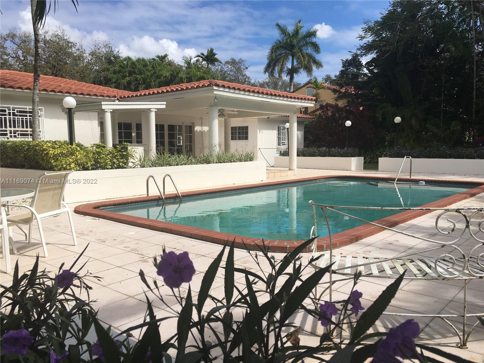 Come join the homes on this exclusive stretch of Coral Way, lined by its famous tree canopy.  Renovate, add or build your dream home on this deep 15,000 square foot lot that is walled and gated.  Great pool and patio area ready for entertaining.  Centrally located with easy access to Downtown Coral Gables, shops, restaurants, golf courses, and much more.