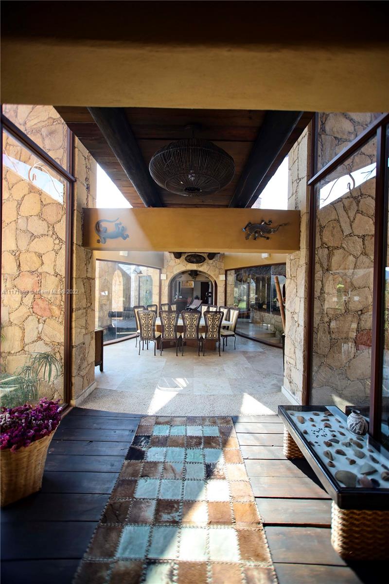 Hallway to formal dining area.