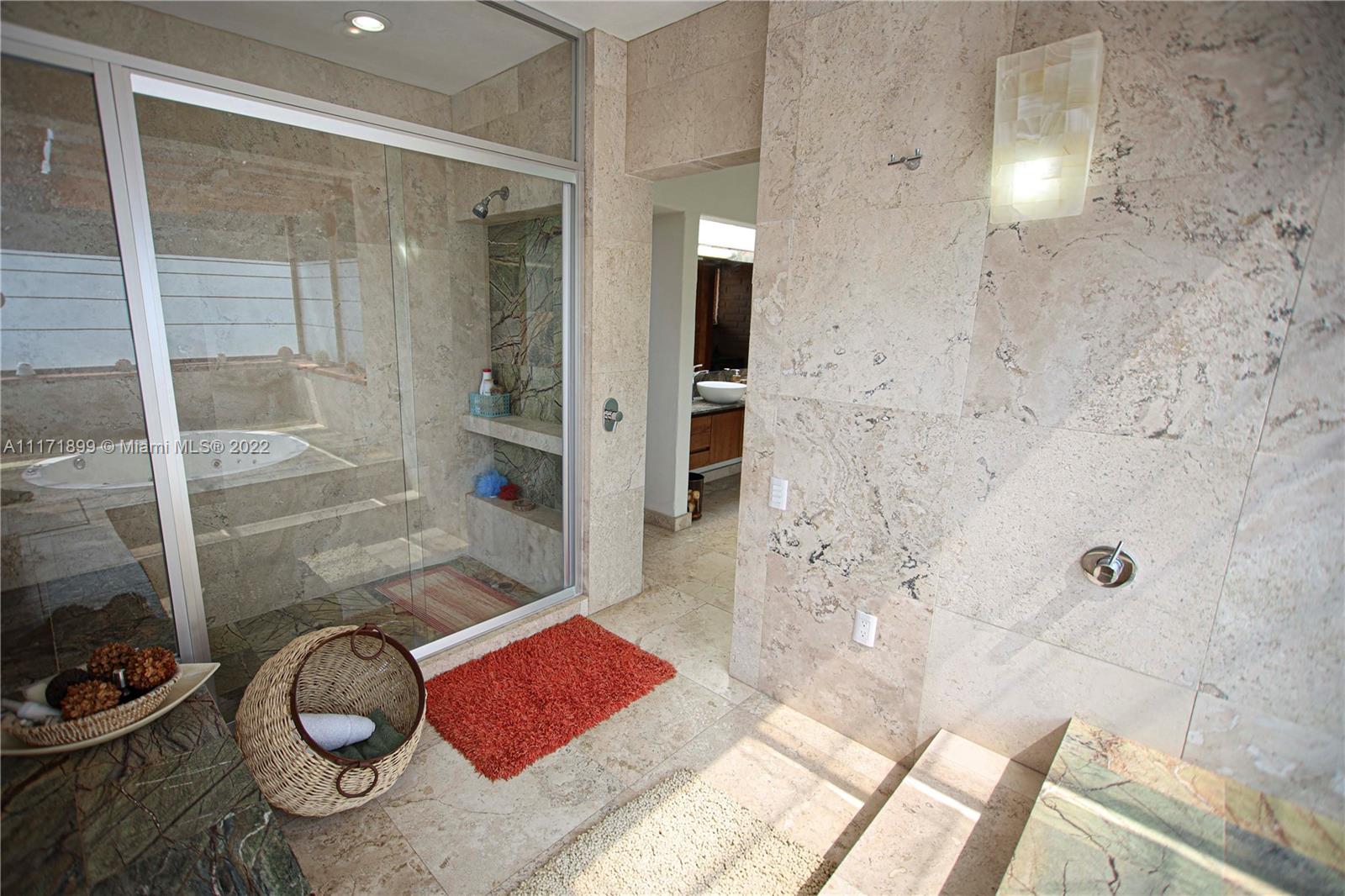 Master bathroom Shower area.