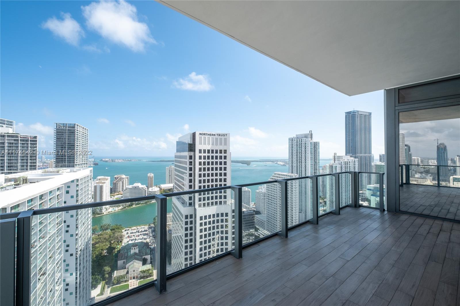 Magnificent and luxurious unit in desirable Reach at Brickell City Center. Dazzling city and water views views, Floor-to-ceiling sliding glass doors, modern Italian kitchen cabinets with cooking island, quartz stone counter top, Bosch appliances, gorgeous marble floors, oversize built in closet and electric shades. Enjoy half-acre amenity deck including tropical gardens, barbecue grills, outdoor fitness areas, kids playground, heated lap and social pools with spa, fitness center & more.